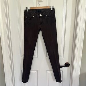 Zenana Outfitters Warm Chocolatey Brown Skinny Jeans